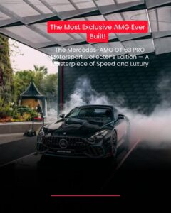 The Mercedes-AMG GT 63 PRO Motorsport Collector’s Edition — A Masterpiece of Speed and Luxury