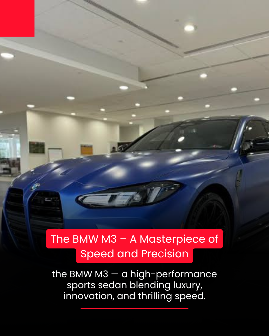 Unleashing Power: The BMW M3 – A Masterpiece of Speed and Precision