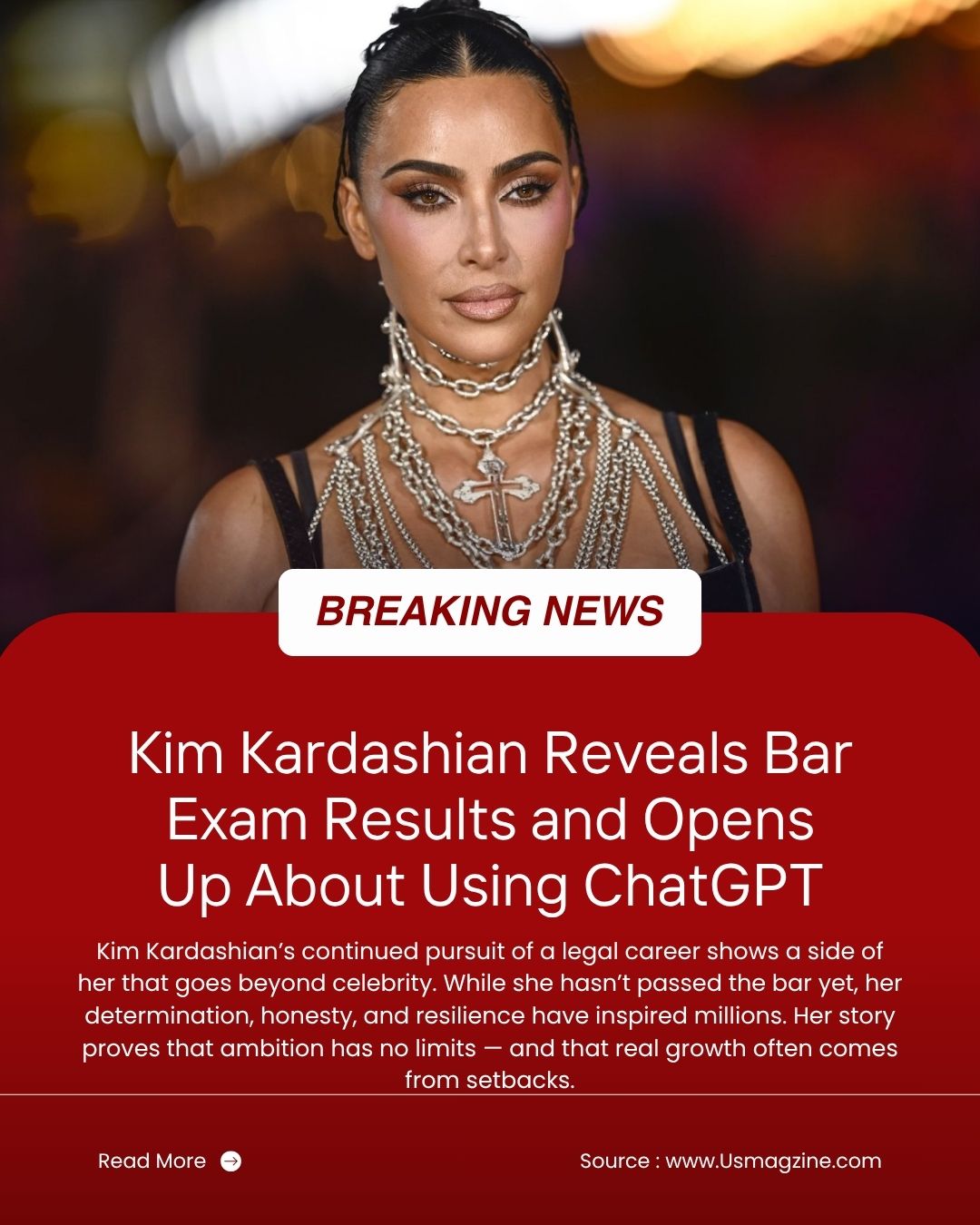 Powerful Comeback: Kim Kardashian Reveals Bar Exam Results and Opens Up About Using ChatGPT